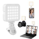 Romon RGB videolicht, 3000-6000K 3 lichtmodi ingesteld, draagbaar licht, fotografie met 3 Cold Sho, 2200 mAh oplaadbare CRI 95+ voor telefoon, iPhone, Android, iPad, laptop
