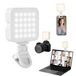 Romon RGB videolicht, 3000-6000K 3 lichtmodi ingesteld, draagbaar licht, fotografie met 3 Cold Sho, 2200 mAh oplaadbare CRI 95+ voor telefoon, iPhone, Android, iPad, laptop