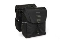 New Looxs ® Vigo Double MIK 2.0 - Dubbele Fietstas - Geschikt voor Elektrische Fietsen – Gerecycled Materiaal - 40 Liter – Zwart - Groen
