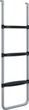 Merkloos / Sans marque SPORTNOW - Trampoline met ladder - Staal - 110x32cm - Zilver