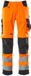 Mascot Safe Supreme Broek met kniezakken 15579-860 - hi-vis oranje/donkermarine - C62 - 82