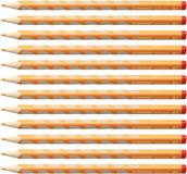 STABILO EASYcolors Ergonomische kleurpotloden voor rechtshandigen, geel, oranje, 12 stuks