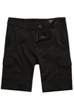 JP 1880 Heren Cargobermuda Sweatstof Cargozakken Zwart Maat 62