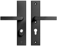 AXA Edge Plus Veiligheidsbeslag - Kruk/Kruk - PC72 - Zwart Geslepen - SKG***