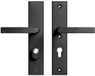 AXA Edge Plus Veiligheidsbeslag - Kruk/Kruk - PC72 - Zwart Geslepen - SKG***