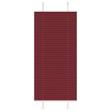 VidaXL Plissé rolgordijn 65x200 cm stofbreedte 64,4 cm bordeauxrood