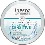 lavera Deocrème basis gevoelig natuurlijk & senssitief - veganistisch - natuurlijke cosmetica - biologische aloë vera en natuurlijke mineralen - 48 uur deodorant kracht uit de natuur - 50 ml (1 stuk)