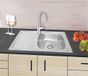 Évier encastrable Acier inoxydable 80 x 50 cm avec possibilités de raccordement