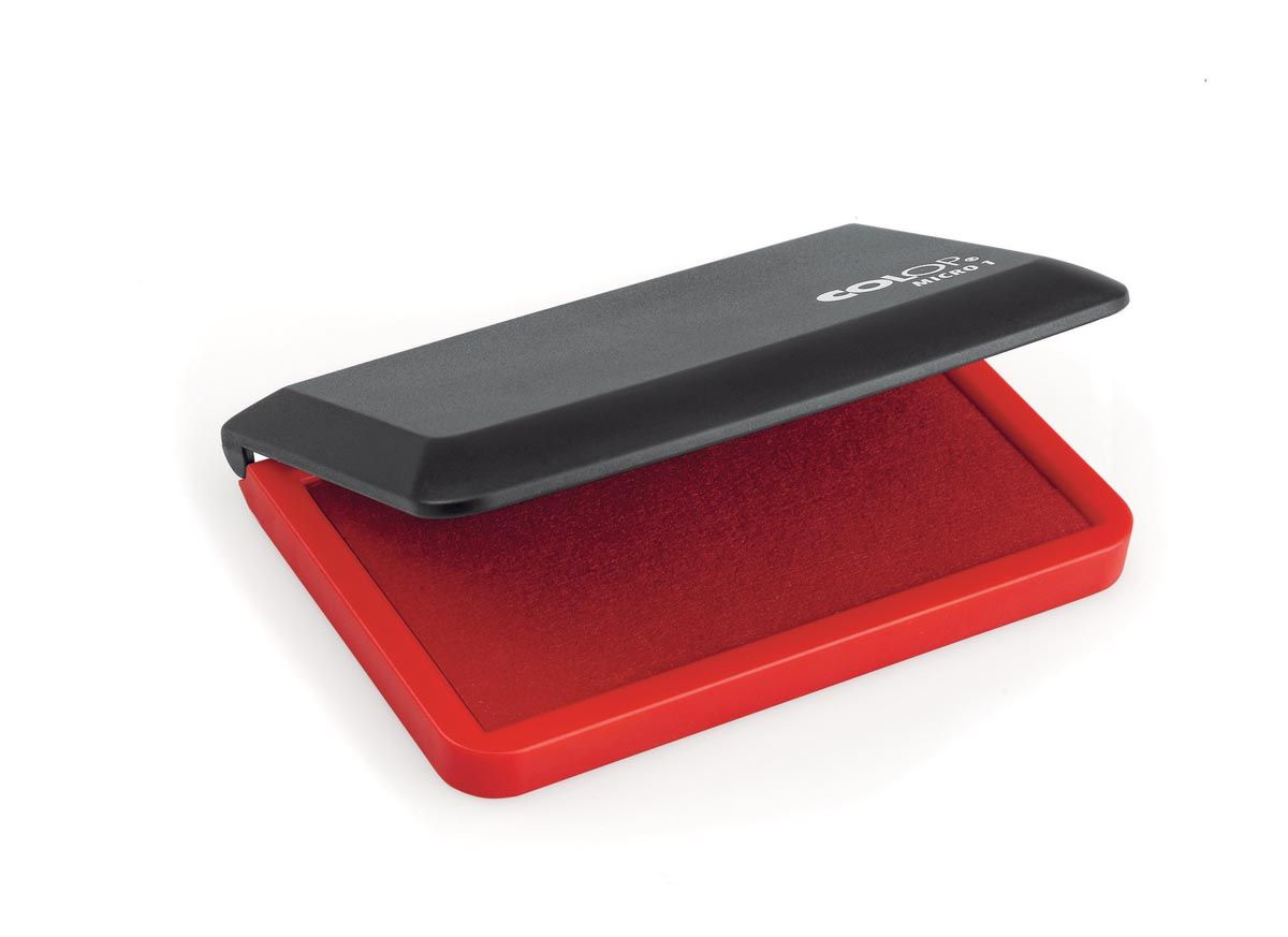 COLOP Stempelkussen micro 1 9x5cm rood