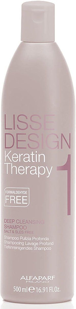 Alfaparf Lisse Design Keratin Deep Cleansing Shampoo - 500ml