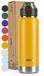 VANN® bouteille à boire en acier inoxydable avec paille 750 ML - Golden Amber