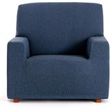 ECOMMERC3 1-zits bankhoes, universeel en veelzijdig, blauw, eenvoudig aan te brengen, voor rugleuning, zitting en armleuningen