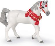 Papo Wit Arabisch Paard in Parade Kleding 51568