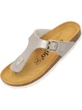 Palado Teenslipper 'Kos Metallic' beige