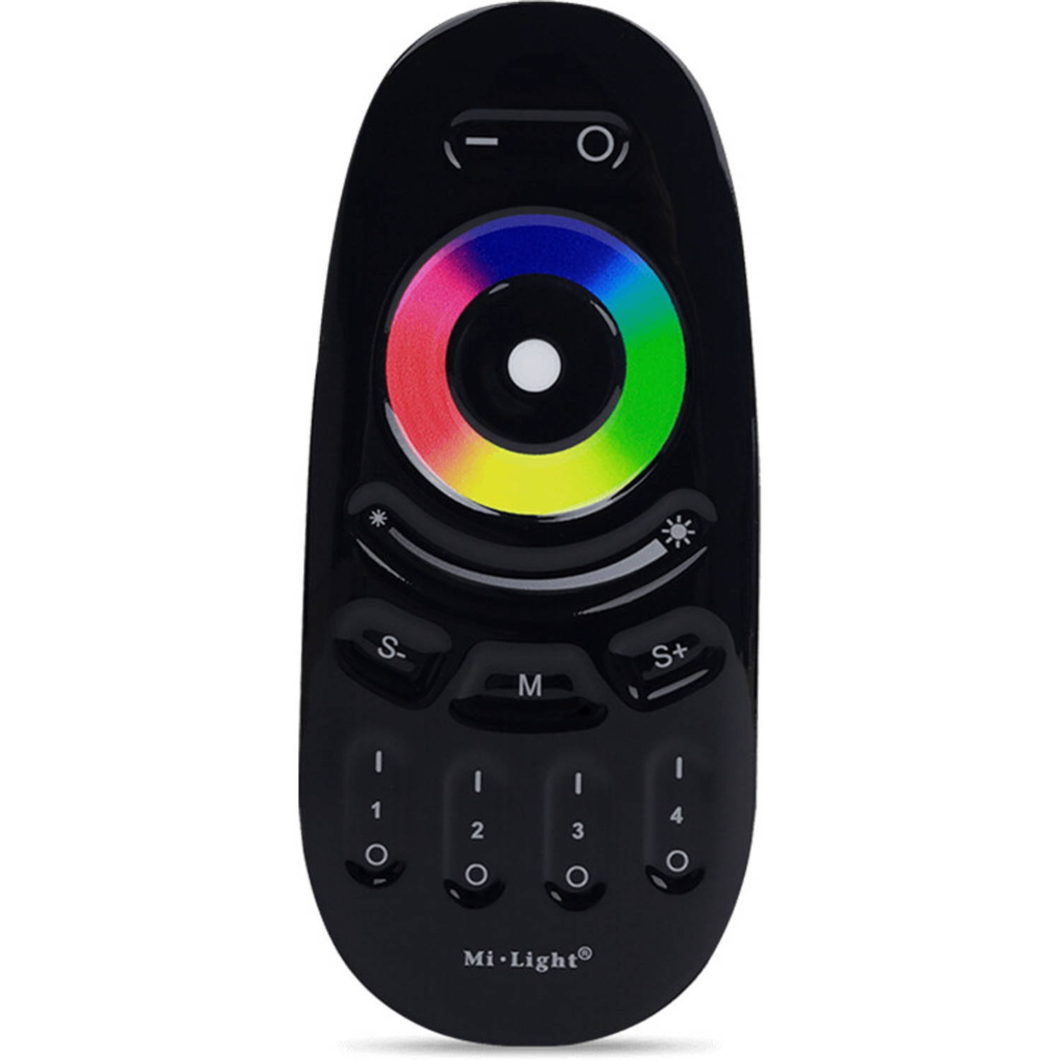 milight MiBoxer - Smart Touch Afstandsbediening - RGB+CCT - 4 Zone - Mat Zwart