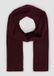 s.Oliver Langwerpig sjaal Effen Polyester Bordeaux Vrouwen Volwassenen Herfst/Winter