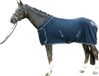 HKM Fleece rug met paardenkraag, blauw, 125 cm