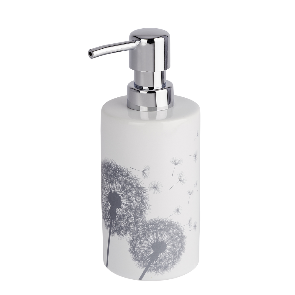 WENKO Astera Zeepdispenser - Wit/Grijs
