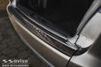 Zwart RVS Achterbumperprotector passend voor Mitsubishi Outlander II / Citroen C-Crosser / Peugeot 4007 2006-2012 'Ribs'