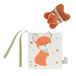 KALOO - Prentenboek - Bosdieren + Mini Doudou - Visueel Ontdekkingsboek - Meerkleurig - 14 cm - Vanaf de Geboorte - K224012