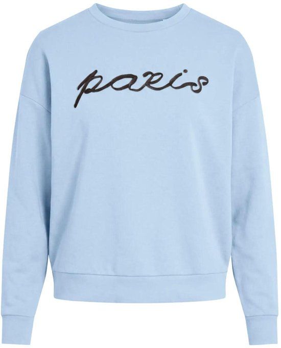 Vila Trui Visif L/s O-neck Sweat Top/is/1/ka 14114804 Nantucket Breez/paris/co Dames Maat - XL
