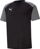 Puma Teampacer Shirt Korte Mouw Kinderen - Zwart / Grijs