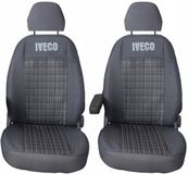 Premium Line - Housse de siège IVECO DAILY VI (2014-2022) - Set 1+1 - Gris