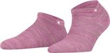 Burlington Soho Vibes kort eenkleurig Coton sneakersokken enkelsokken dames roze - maat 36-41