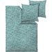 S.OLIVER Parure de lit satin de coton de Mako 240 x 220 cm (Turquoise)
