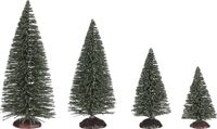 LuVille Village de Noël Arbres miniatures - Lot de 21 pièces