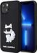 Karl Lagerfeld Choupette 3D Coque pour iPhone 14 Plus - Noir