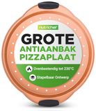 Nutrichef Gugelhupvorm, diameter 23 cm, aluminium taartvorm met antiaanbaklaag voor gelijkmatig bakken, PFOA-vrij, gemakkelijk te reinigen, elegant marquise-design, goud