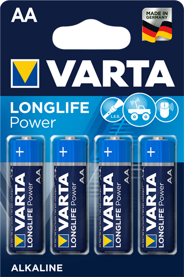 Varta Longlife Power AA - Batterijen - 4 stuks
