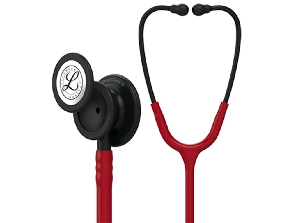 Littmann Classic III Special Edition stethoscoop (bordeaux rood met zwart borststuk)