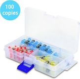 Intirilife doos met 100 soldeerverbindingen in 4 maten