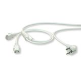 ROLINE 19.08.1023 elektriciteitssnoer Wit 2 m CEE7/7 IEC C13