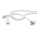 ROLINE 19.08.1023 elektriciteitssnoer Wit 2 m CEE7/7 IEC C13