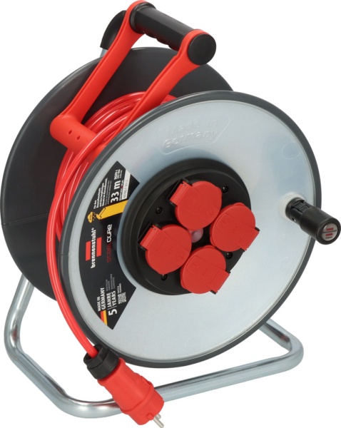 Brennenstuhl Professional SC 3110 SteelCore Kabelhaspel - 33m - Rood