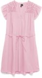 VERO MODA VMLINE SS SHORT DRESS WVN NOOS - Dames - Mini jurken - Parfait Pink - Maat XL