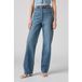Levi's Ribcage Fl Western Bows And Arrows W25L32 Straight Jeans Outlet Dames Bleu
