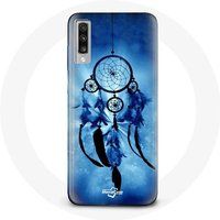 Maniacase Hoesje voor Samsung Galaxy A70 Dreamcatcher Blauw