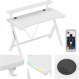 Huzaro Hero 1.9 - 120 cm gamingtafel - met RGB-verlichting - blauw