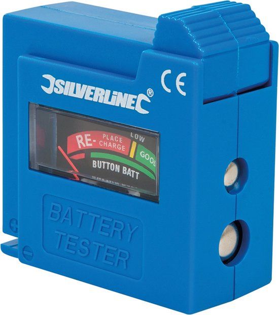 Silverline Compacte Batterijtester - 1.5 t/m 9 Volt
