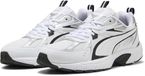 PUMA Milenio Tech Unisex Sneakers - Puma White-Puma Black-Puma Silver