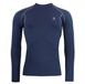 Peak Mountain Ondergoed Canjoy Lange Mouw Ronde Hals Effen Polyester/Elastaan Nachtblauw XL