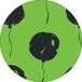 Bonateks Ronde digitaal bedrukte muismat, antislip onderkant, voor kantoor en thuis, diameter: 22 cm