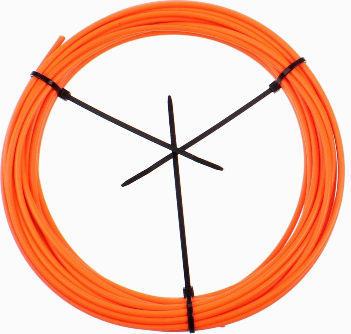 Elvedes schakelbuitenkabel 10 m x 4,2 mm neon oranje