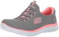 Skechers Summits damessneakers, Grijs Grijs Roze