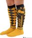 Cinereplicas Harry Potter Knie-hoge sokken 3-Pack Hufflepuff / Huffelpuf Unisex Geel/Zwart Polyester/Spandex One Size