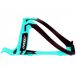 Msc Porte-bidon en polycarbonate bleu, noir